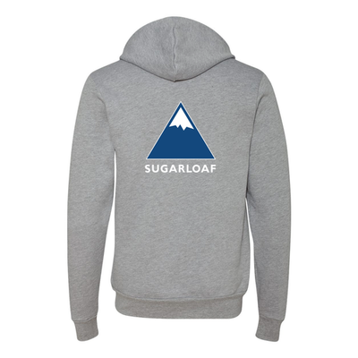Sugarloaf Adult Hoodie Full Color Chest and Back Logo Athletic Heather
