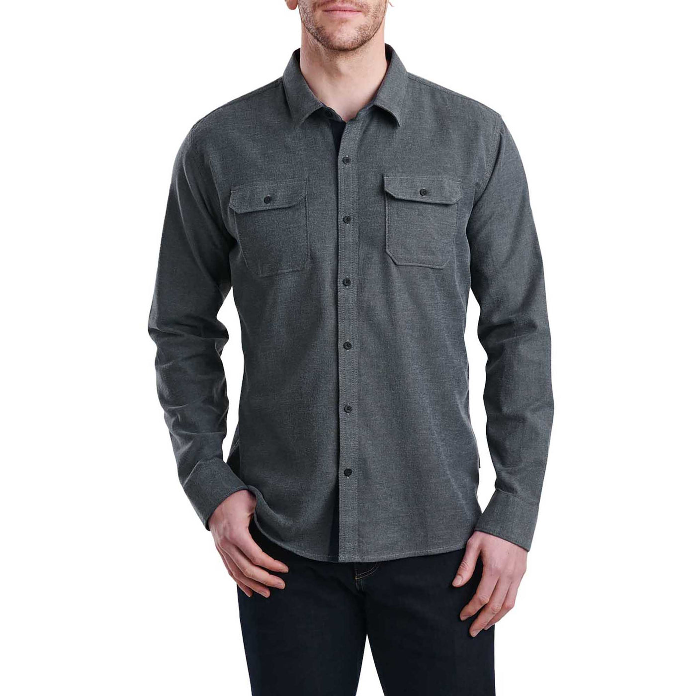 KUHL Men's Descendr Flannel Long Sleeve 2025 BOULDER