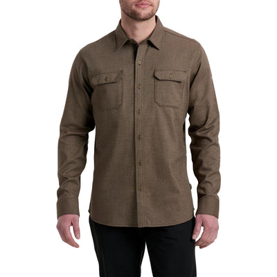 KUHL Men's Descendr™ Flannel Long Sleeve 2025 SAND STORM