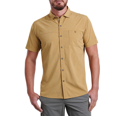 KUHL Men's Optimizr™ Short Sleeve Shirt 2024 HONEY MAPLE