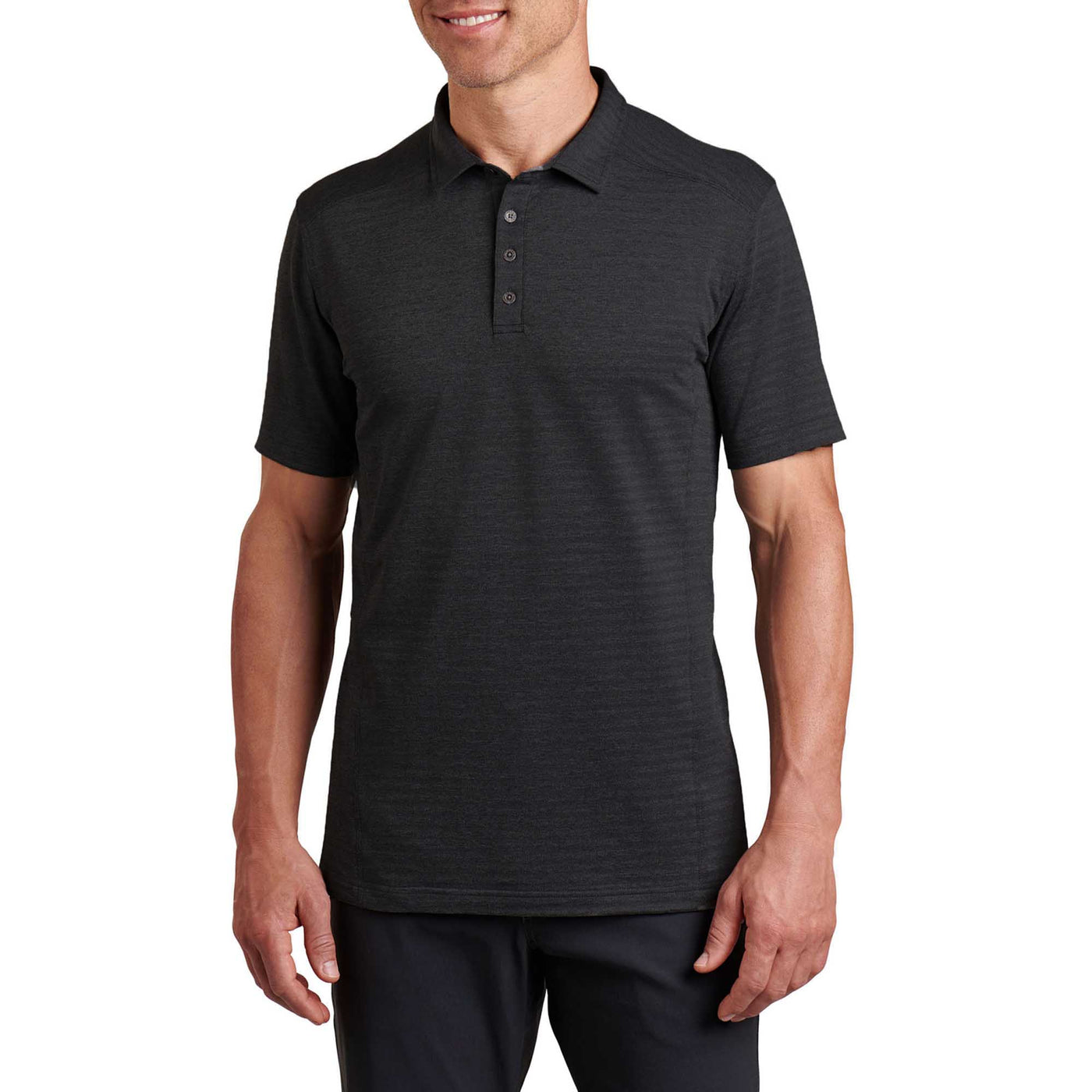 KUHL Men's AirKUHL™ Polo Shirt 2024 RAVEN