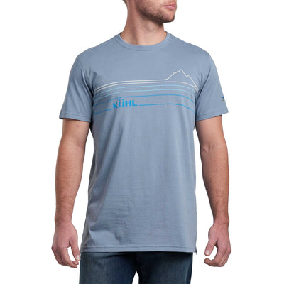 KUHL Men's Mountain Lines™ T Shirt 2024 MINERAL BLUE