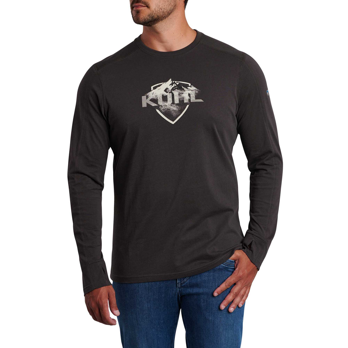 KUHL Men's Born In The Mountains Long Sleeve 2025 CARBON