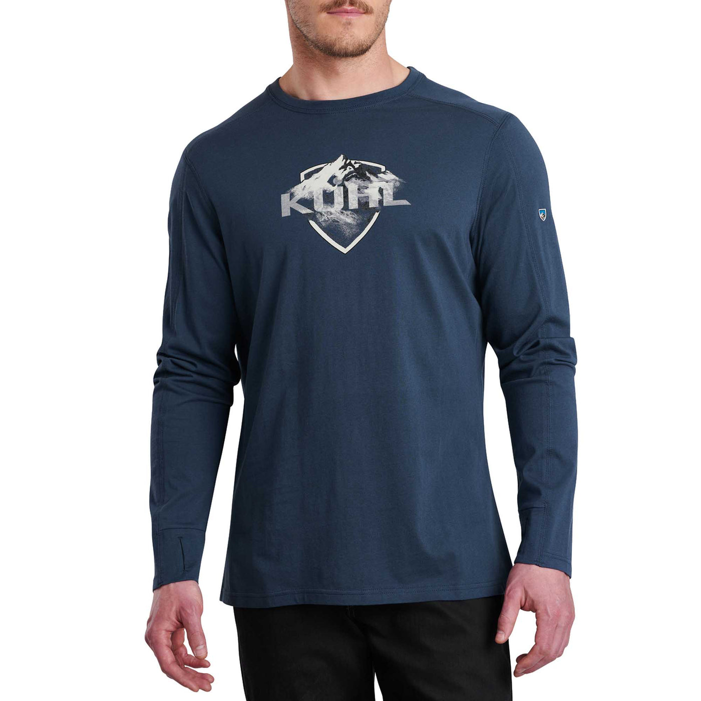 KUHL Men's Born In The Mountains Long Sleeve 2025 PIRATE BLUE