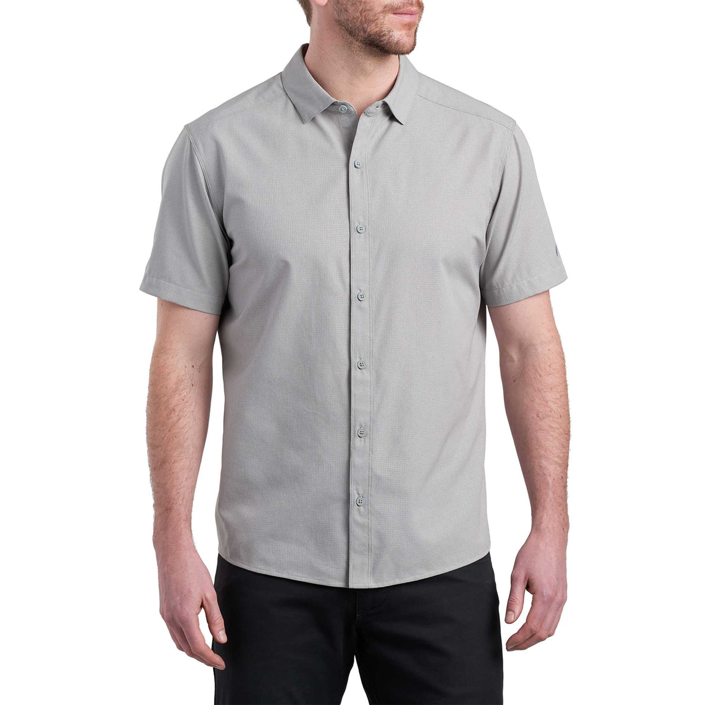 KUHL Men's KUHL Breeze Short Sleeve Shirt 2024 CLOUD GRAY