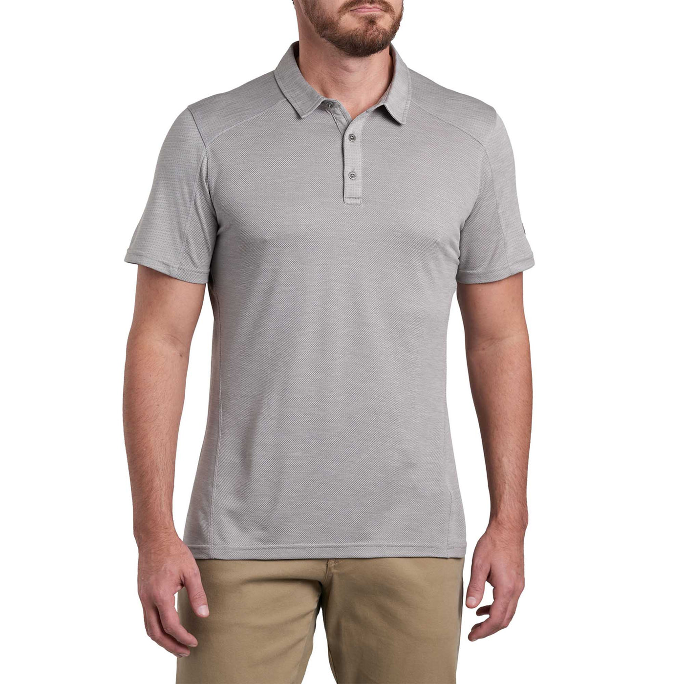 KUHL Men's KUHL Engineered Polo Shirt 2024 CLOUD GRAY