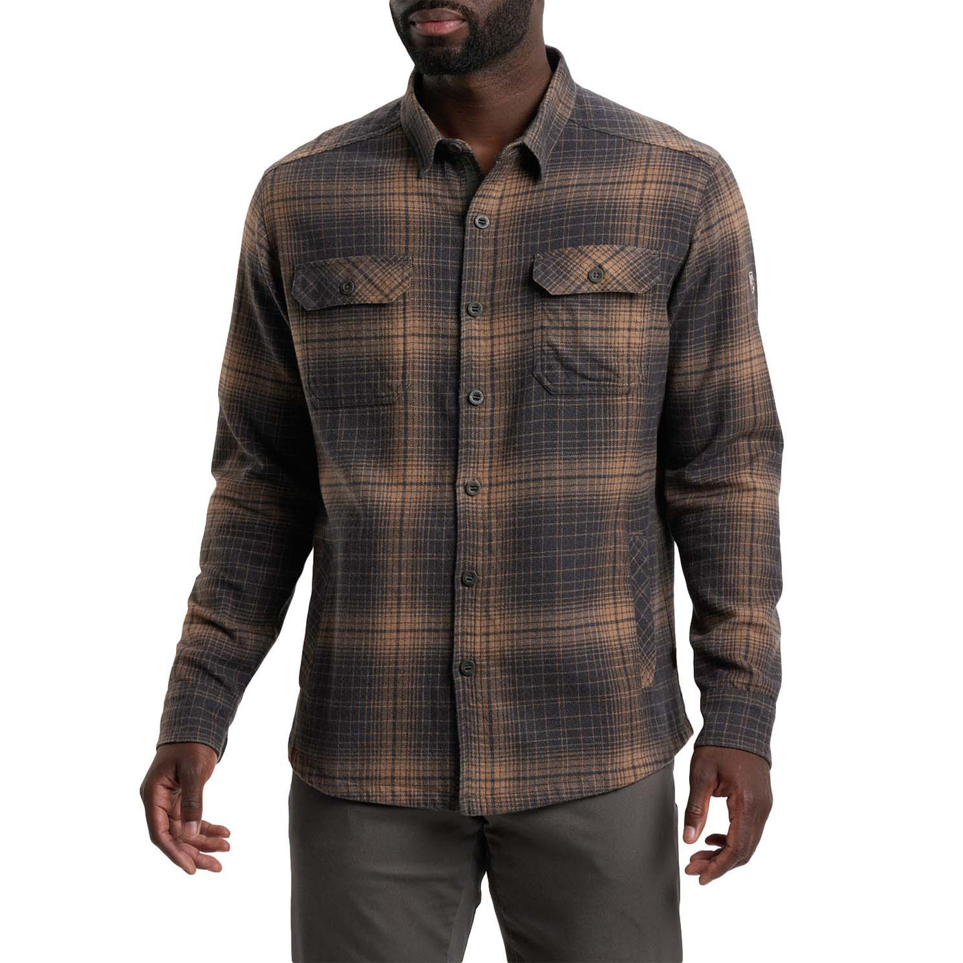 KUHL Men's Fugitive  Flannel Long Sleeve 2025 DESERT NIGHT