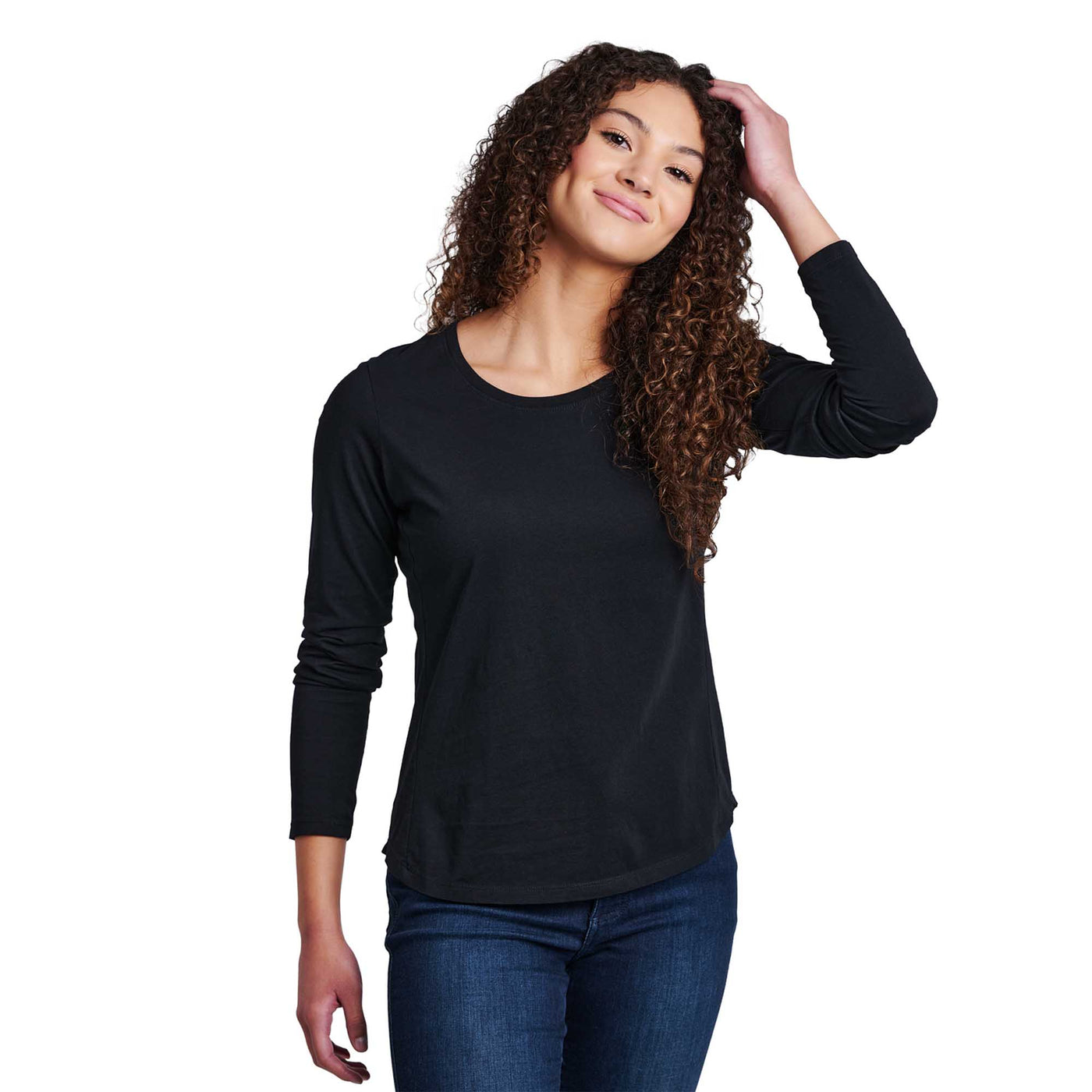 KUHL Women's Arabella Scoop Long Sleeve Shirt 2025 BLACK