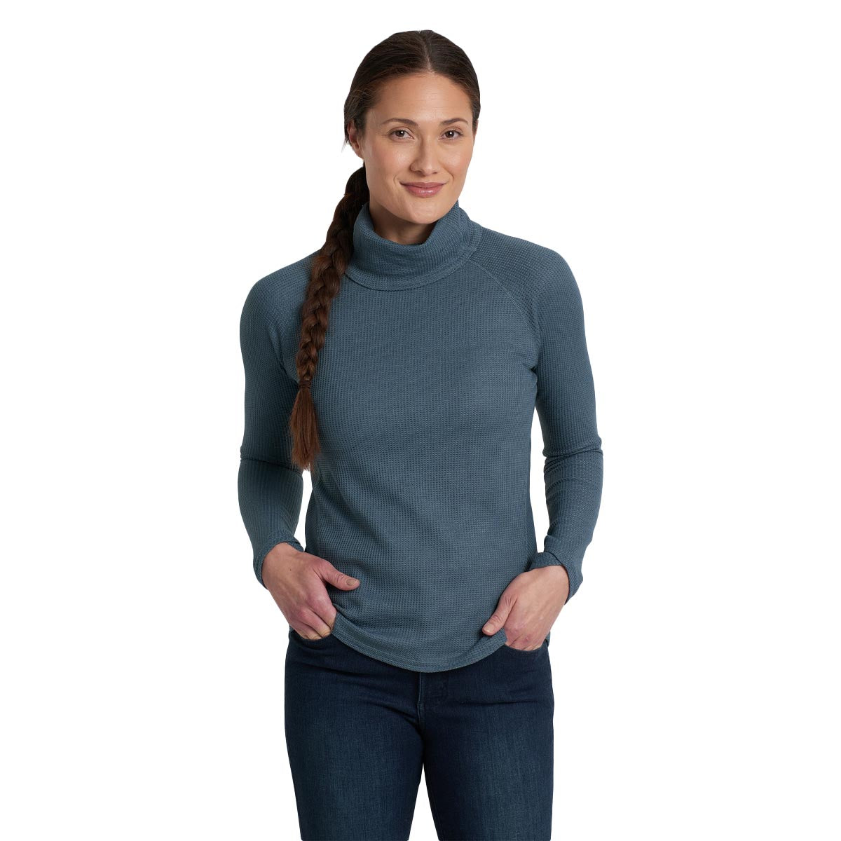 KUHL Women's Petra Turtleneck 2025 MINERAL BLUE