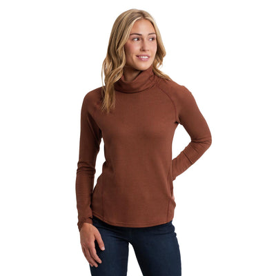 KUHL Women's Petra Turtleneck 2025 MOCHA