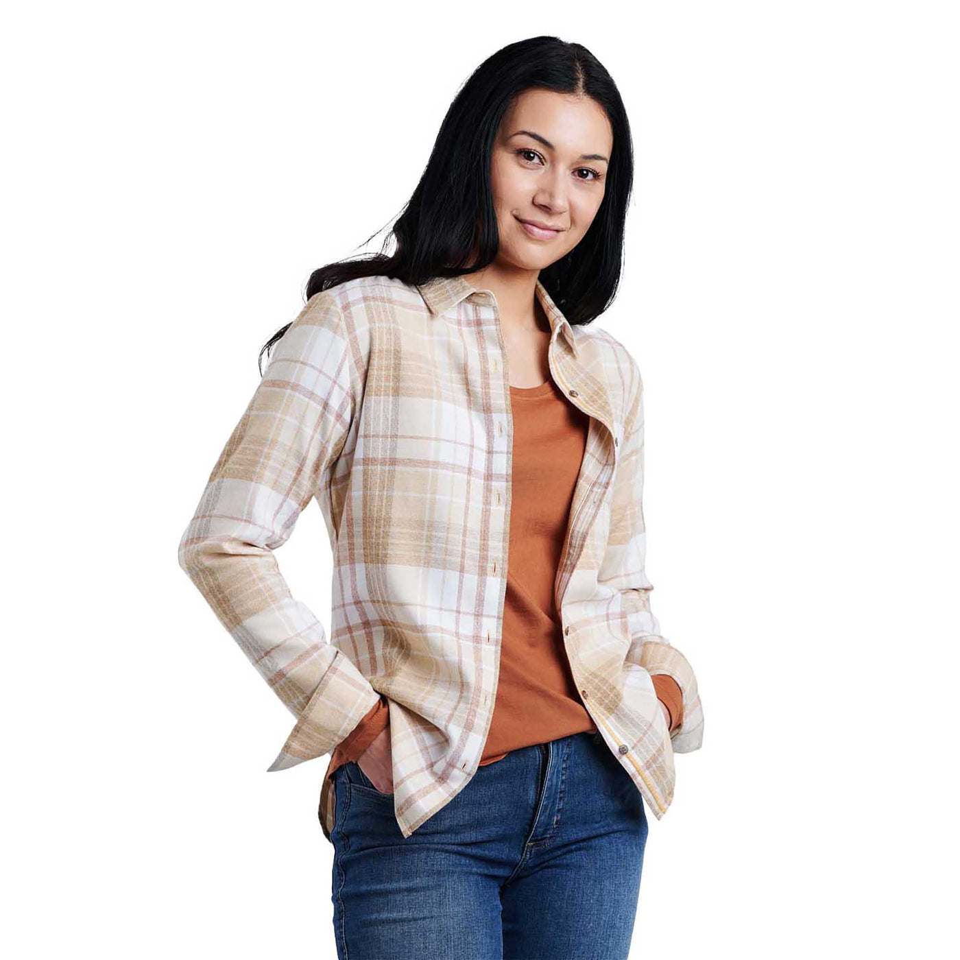 KUHL Women's Kamila Flannel 2025 COPPER