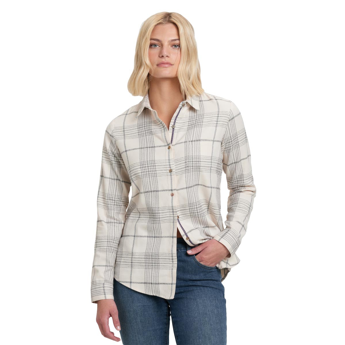 KUHL Women's Kamila Flannel 2025 NATURAL