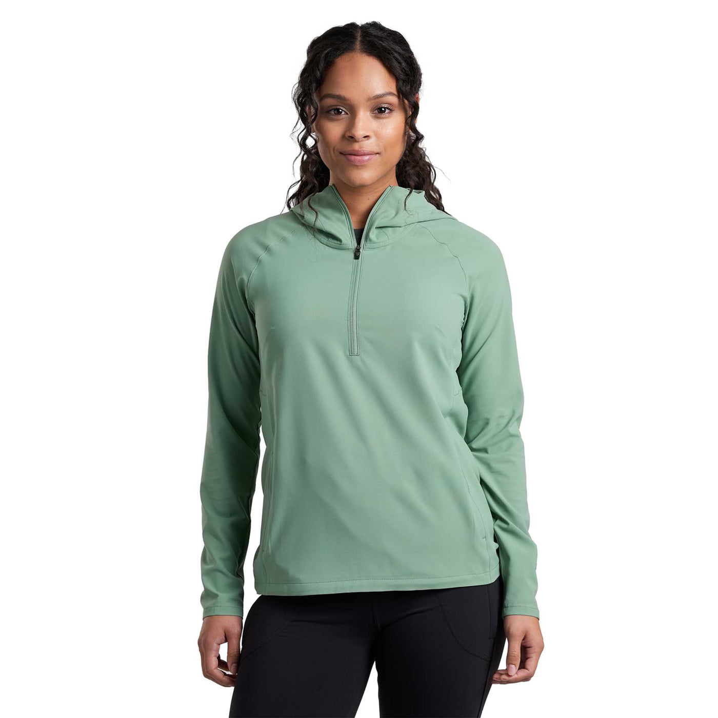 KUHL W'S BANDITA 1/2 ZIP PULLOVER SOFT PINE