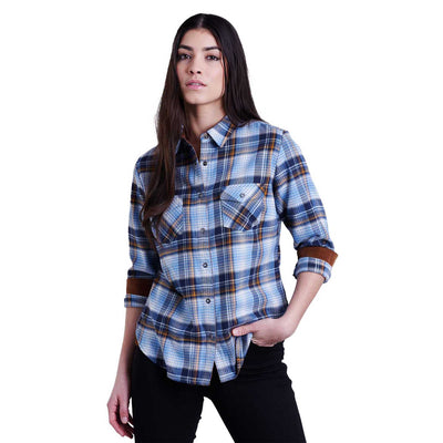 KUHL Women's Tess Flannel Long Sleeve 2025 BIG SKY BLUE