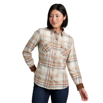 KUHL Women's Tess Flannel Long Sleeve 2025 DOVE