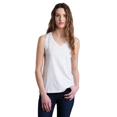 KUHL Women's Arabella™ V-Neck Tank 2024 WHITE