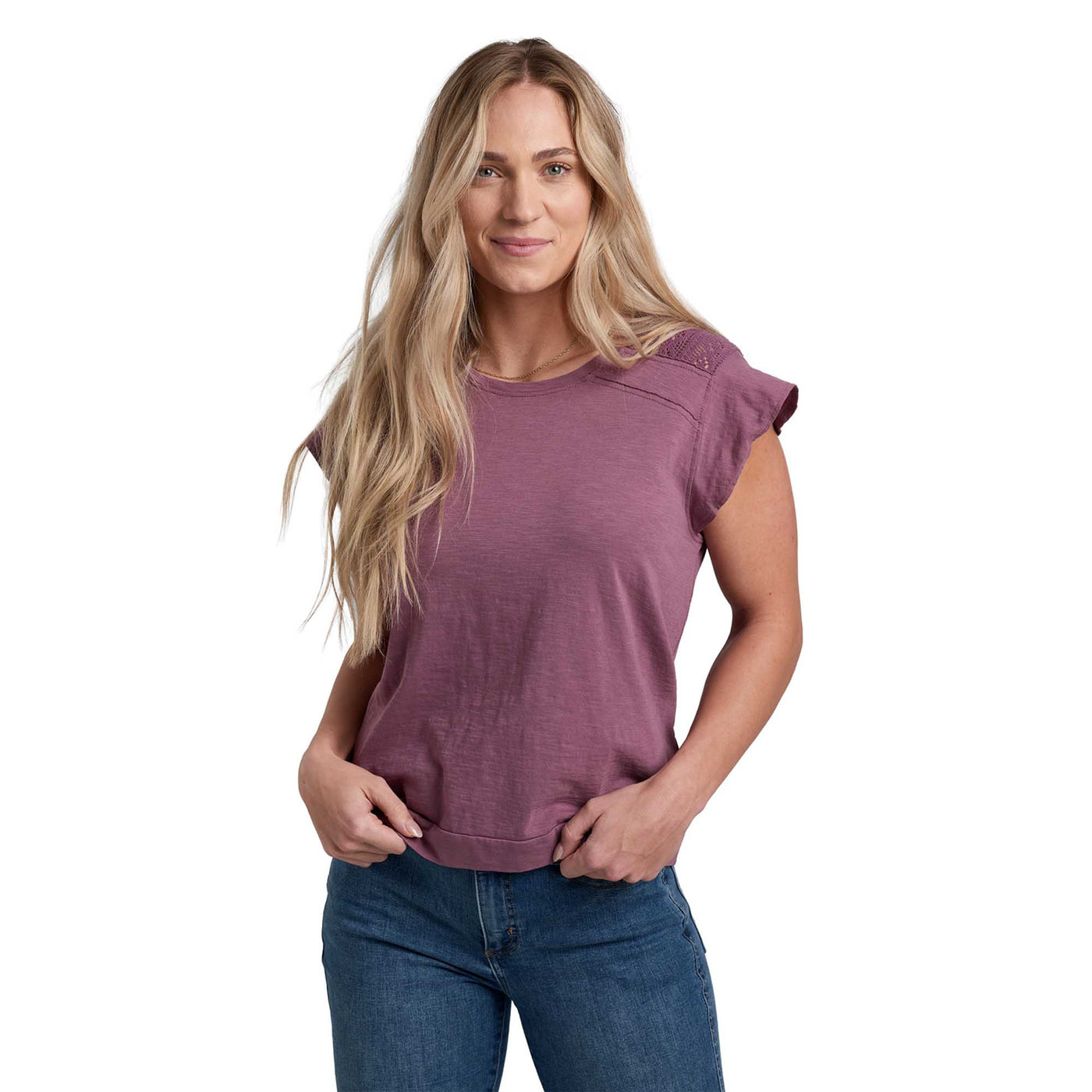 KUHL Women's Shilo™ Short Sleeve Top 2024 MAUVE