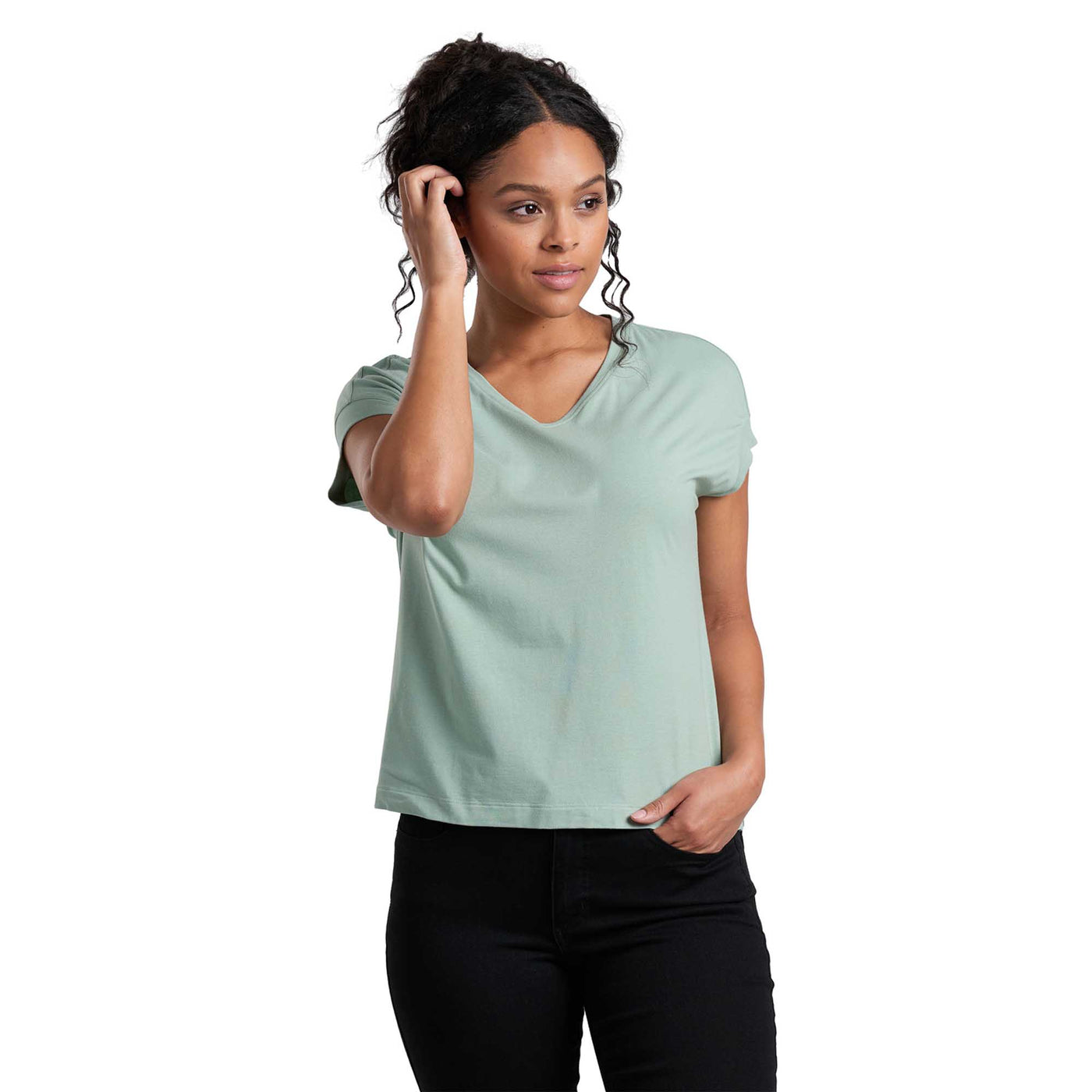 KUHL Women's Suprima Short Sleeve Shirt 2024 AGAVE