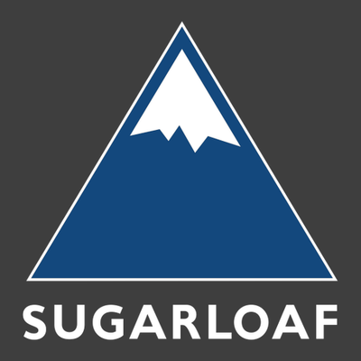 Sugarloaf Adult Long Sleeve Full Color Chest and Back Logo Heavy Metal