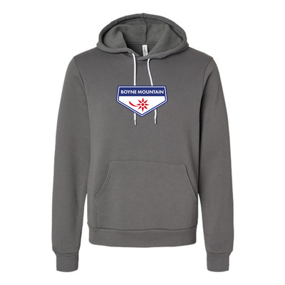 Boyne Mountain Adult Hoodie Full Color Chest Logo Asphalt 