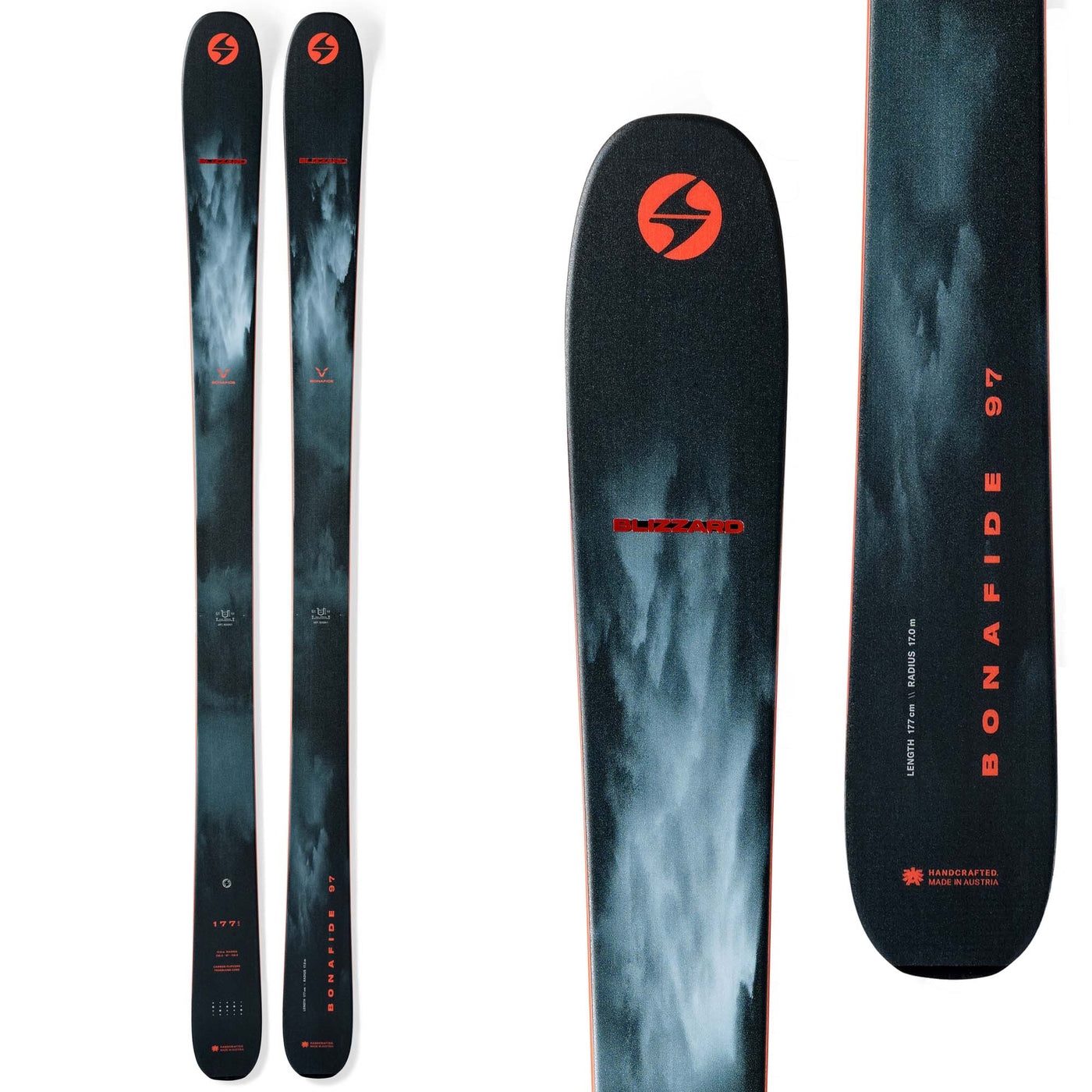 Blizzard Men's Bonafide 97 Skis 2024 ASSORTED