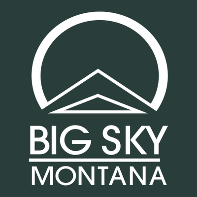 Big Sky Adult Crewneck White Chest Logo Forest 