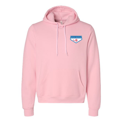 Boyne Mountain Adult Hoodie Full Color Chest and Back Logo Pink 