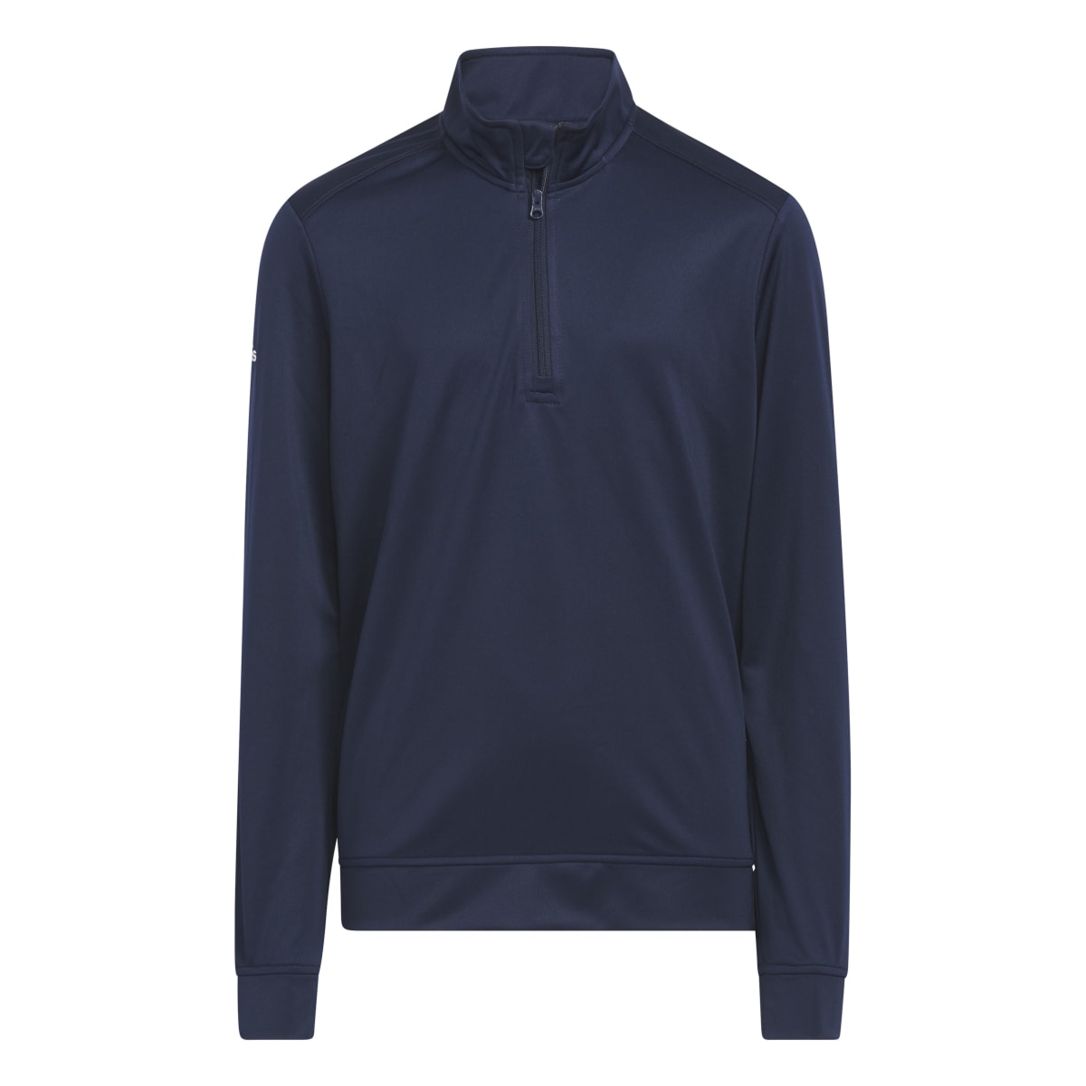 Adidas Boy's Heather Quarter-Zip Golf Pullover 2023 COLLEGIATE NAVY