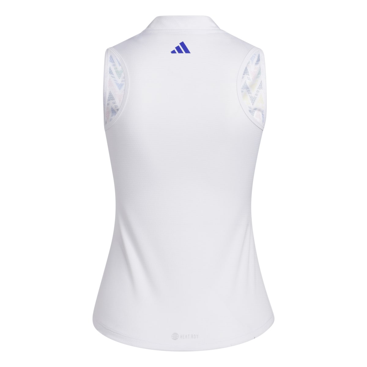 Adidas Girl's HEAT.RDY Printed Sleeveless Golf Polo Shirt 2023 