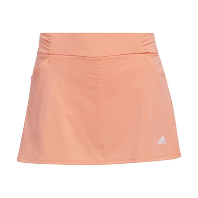 Adidas Girl's Ruffled Golf Skort 2023 CORAL FUSION