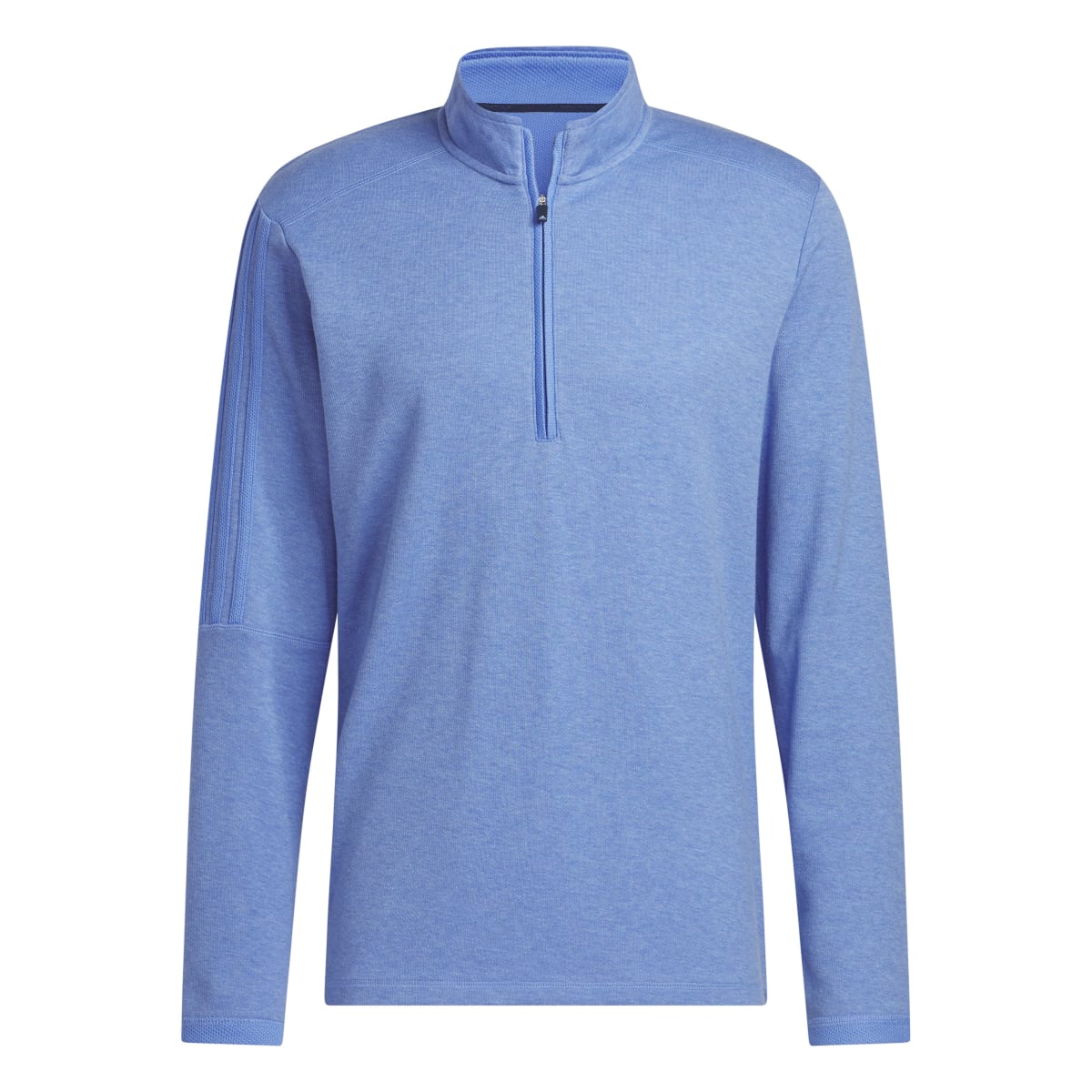 Adidas Men's 3-Stripes Quarter-Zip Golf Pullover 2023 BLUE FUSION MELANGE