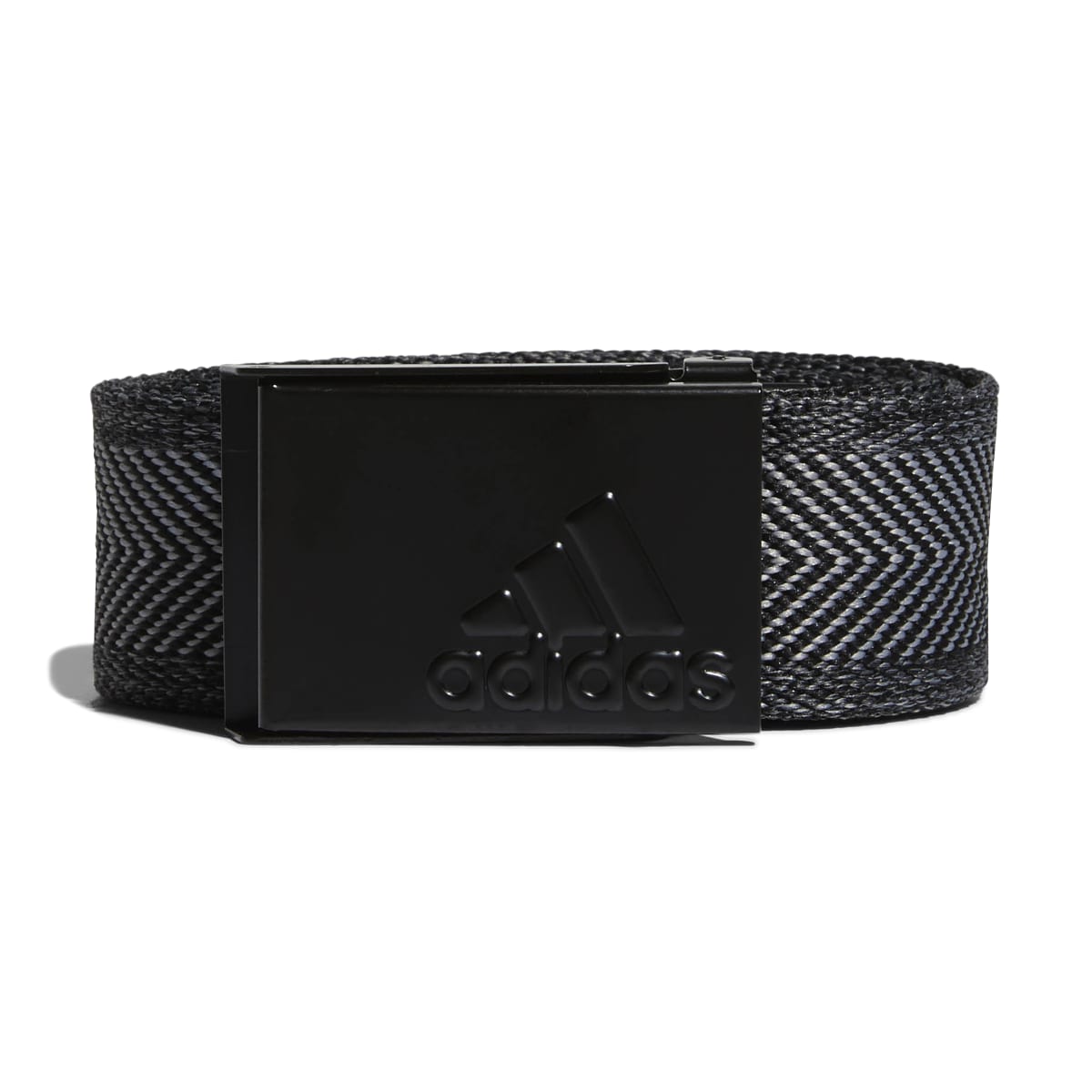 Adidas Men's Heather Stretch Reversible Golf Belt 2024 BLACK