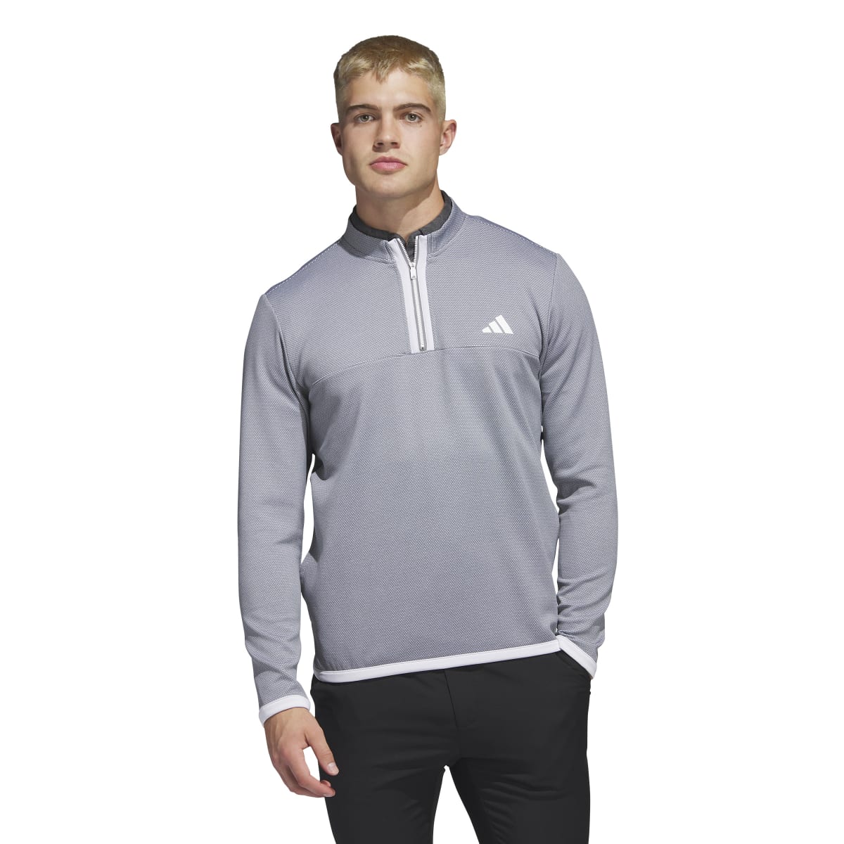 Adidas Men's Microdot Quarter-Zip Golf Pullover 2023 