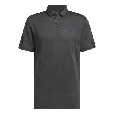 Adidas Men's Ultimate365 Textured Polo Shirt 2024 BLACK