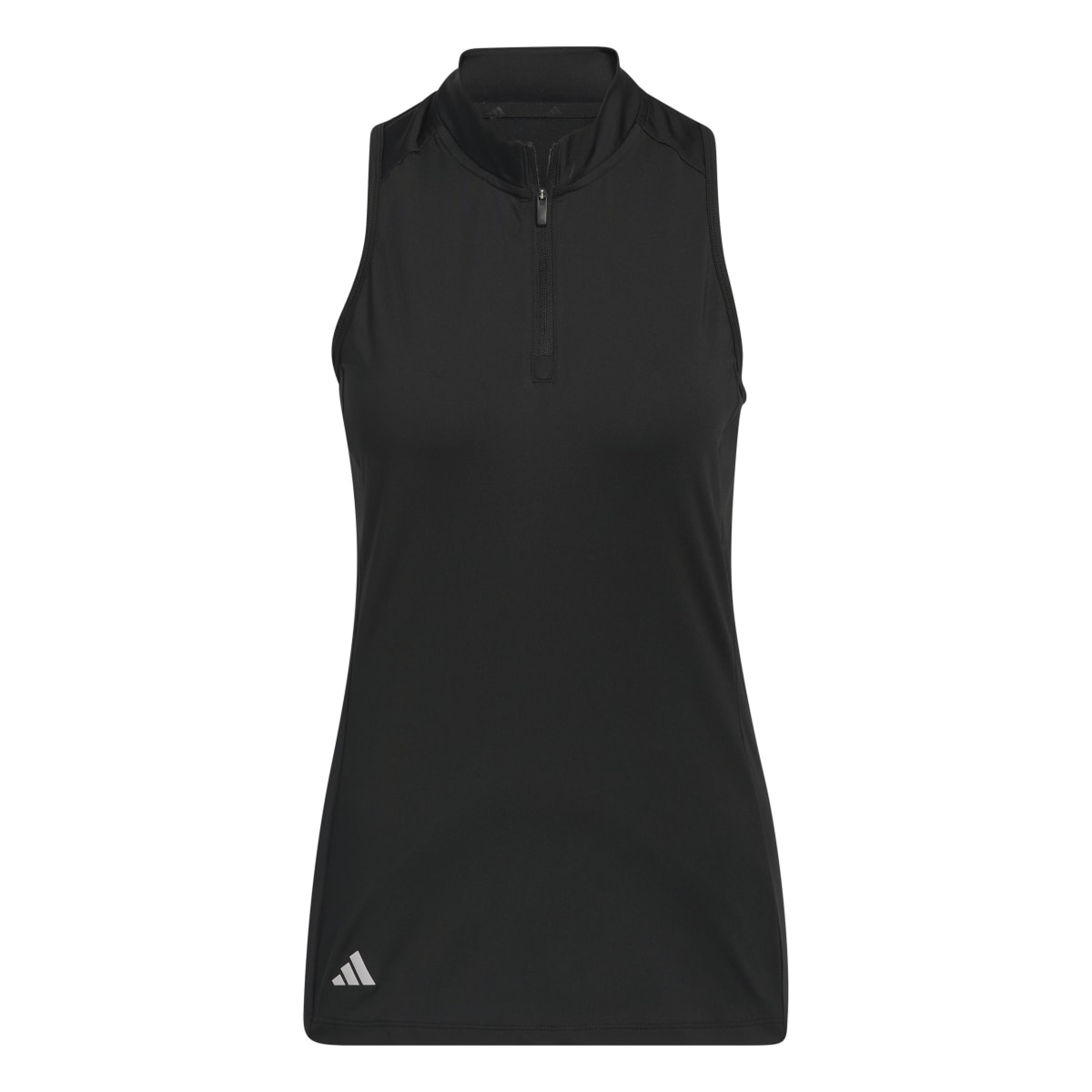 Adidas Women's Racerback Sleeveless 1/4 Zip Polo 2023 BLACK