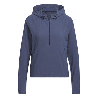 Adidas/Taylor Made Adidas Women'S  Searsucker Quarter Zip Hoodie COLLEGIATE NAVY