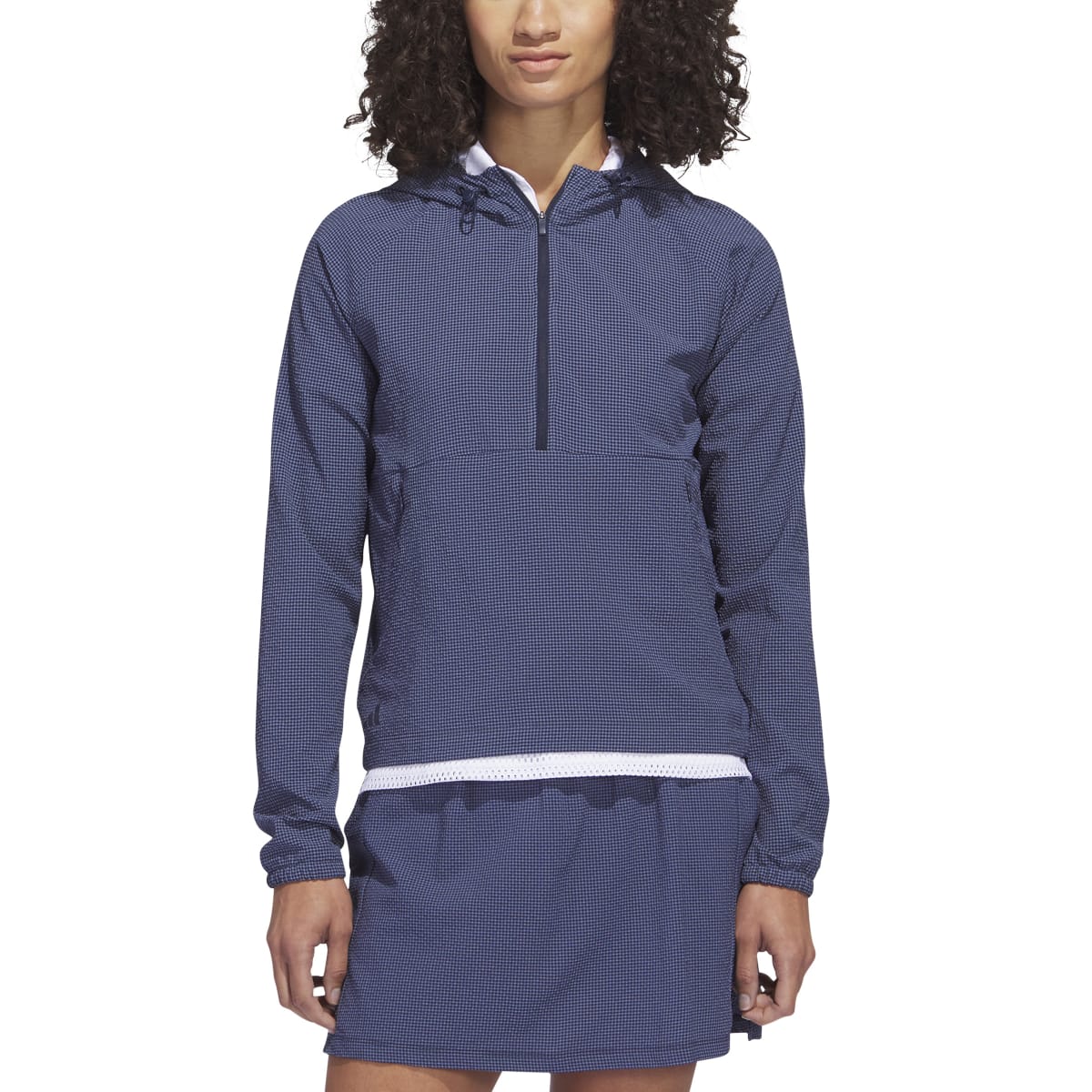 Adidas/Taylor Made Adidas Women'S  Searsucker Quarter Zip Hoodie 