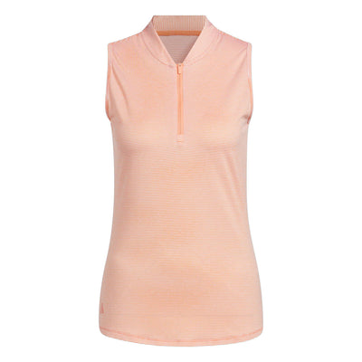 Adidas Women'S Two Color Ottoman Polo CORAL FUSION