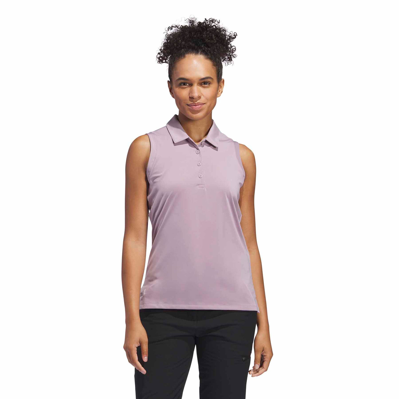 Adidas Women's Ultimate365 Solid Sleeveless Polo Shirt 2024 