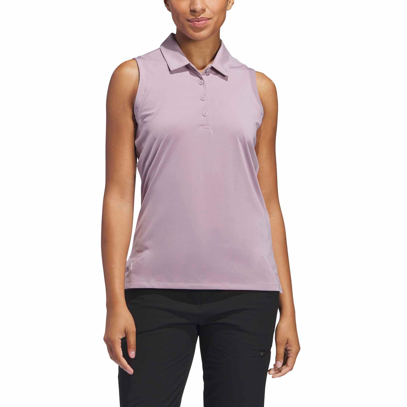 Adidas Women's Ultimate365 Solid Sleeveless Polo Shirt 2024 