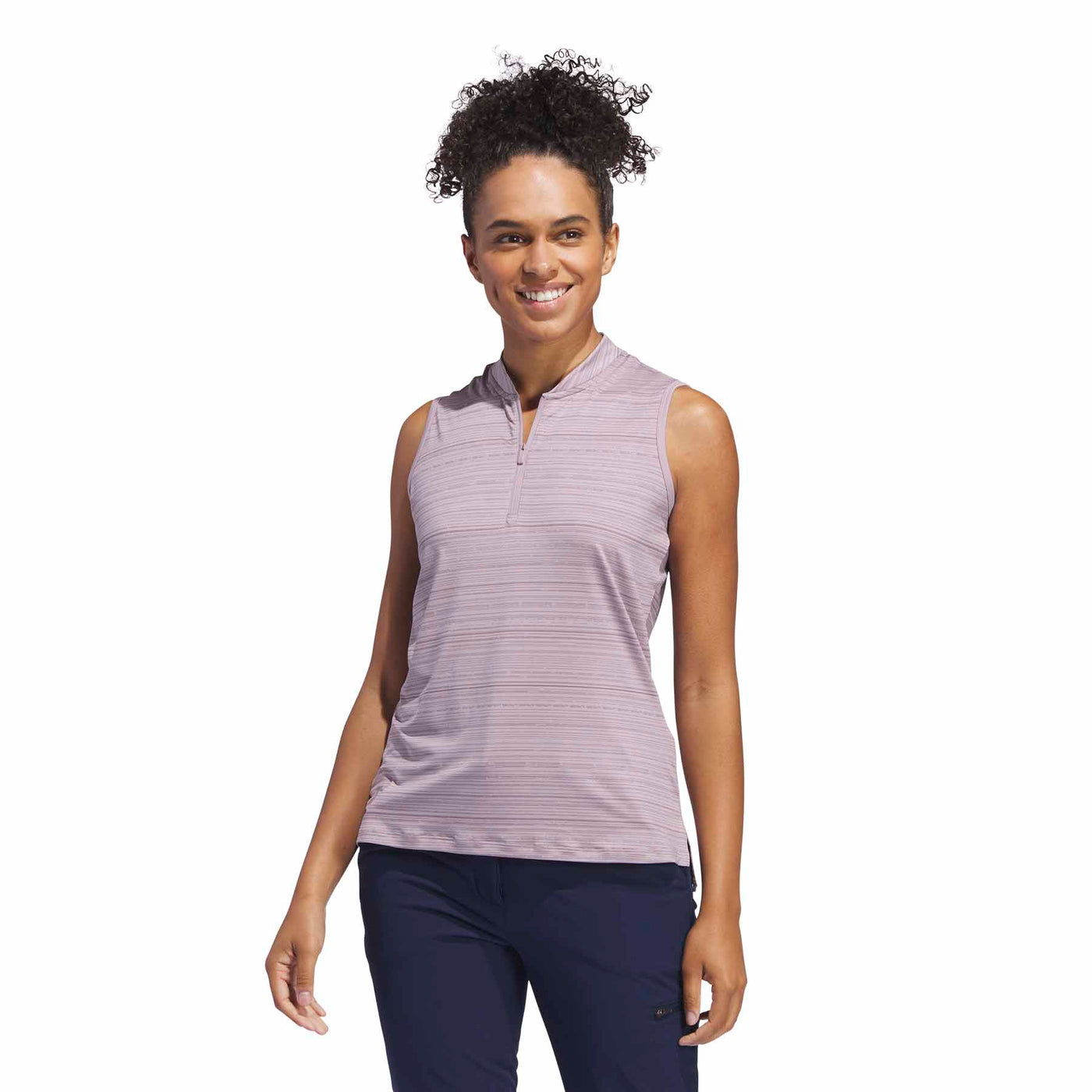 Adidas Women's Ultimate365 Stripe Sleeveless Polo 2024 