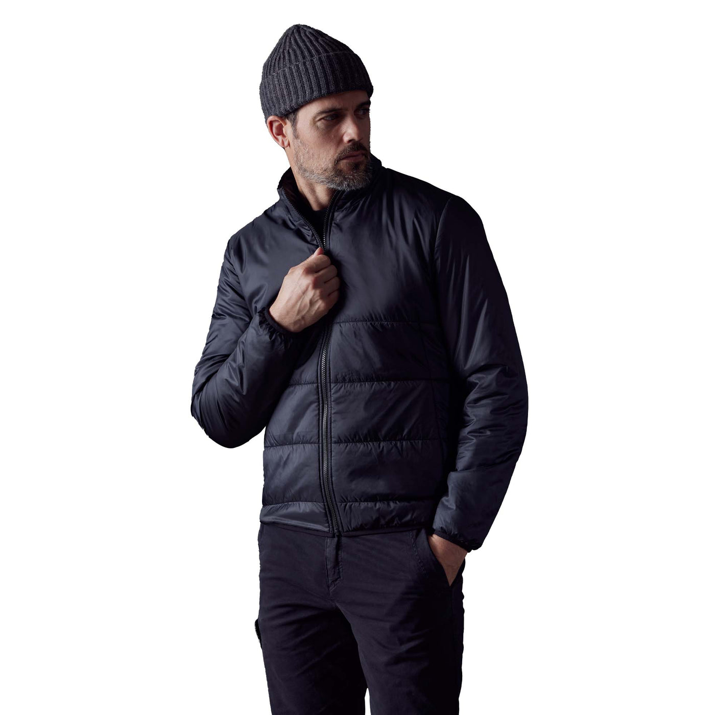 AETHER M'S ECO INSULATED JACKET ONYX BLACK