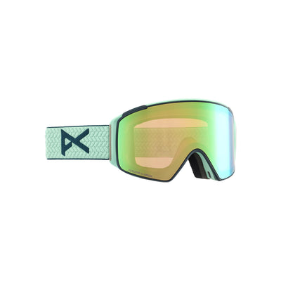 Anon M4S Cylindrical Goggles with Bonus Perceive Lens 2025 POWDER MINT / PERCEIVE VARIABLE GREEN