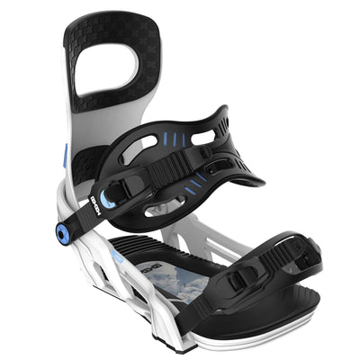 Bent Metal Men's Joint Snowboard Bindings 2025 WHITE