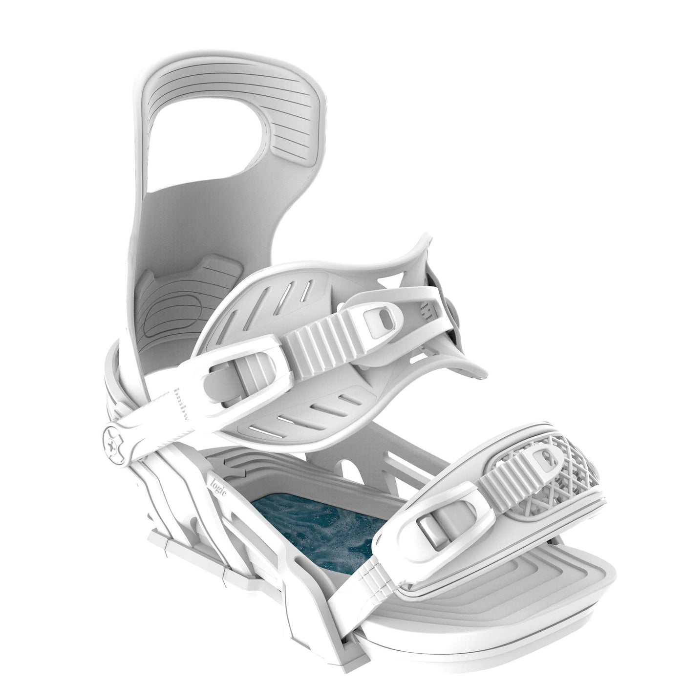 Bent Metal Men's Logic Snowboard Bindings 2025 WHITE