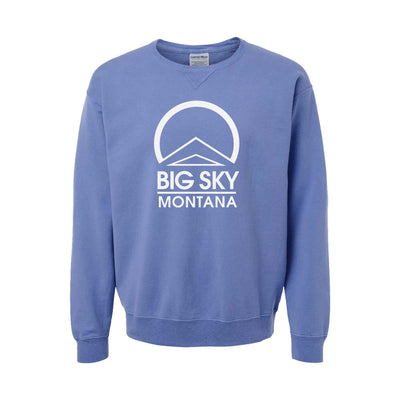 Big Sky Comfort Wash Crew Sweatshirt 2024 PORCH BLUE