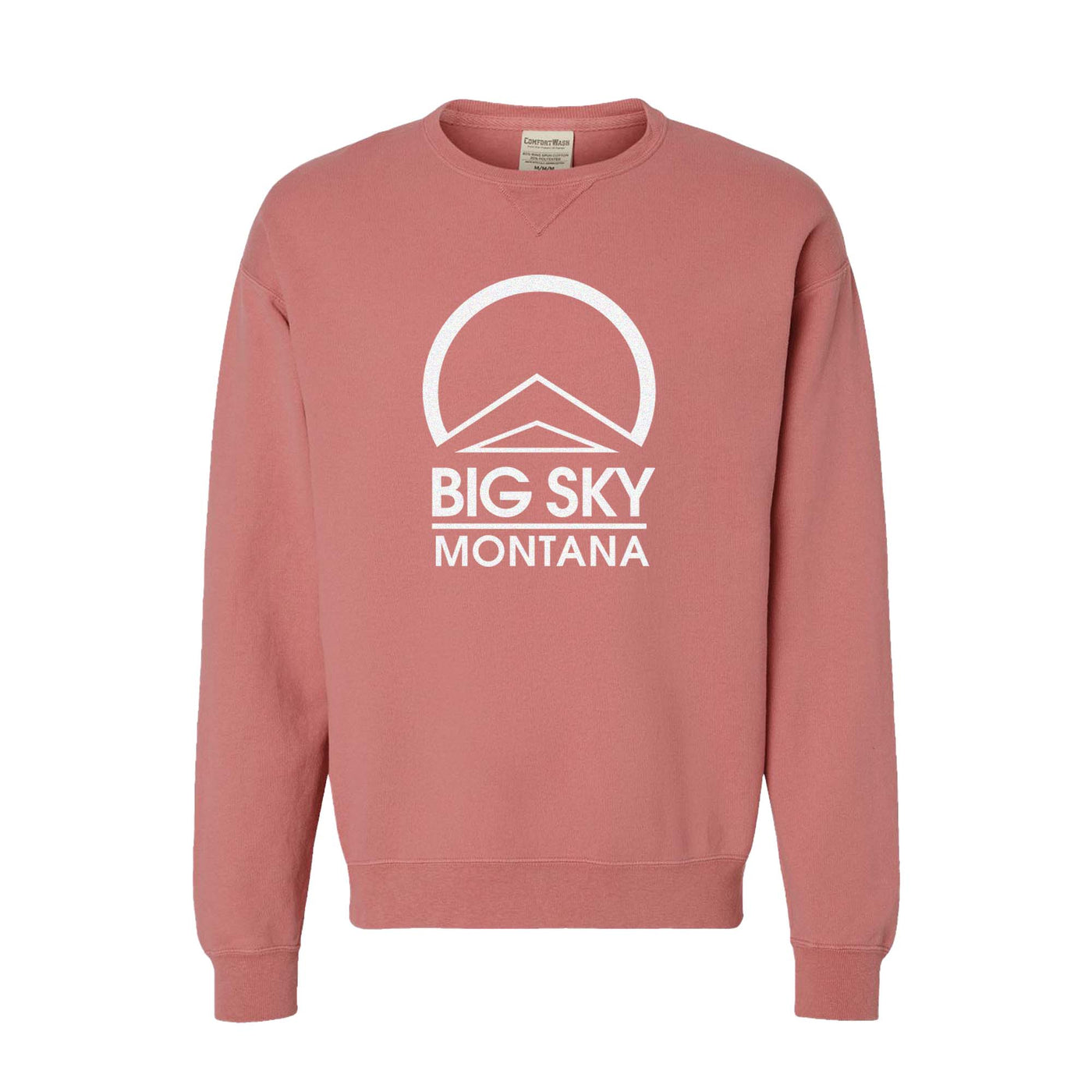 Big Sky Comfort Wash Crew Sweatshirt 2024 MAUVE
