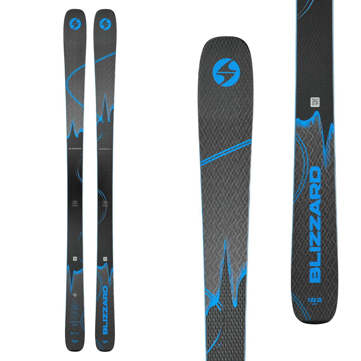 Blizzard Men's Anomaly 84 Skis 2025 ANTHRACITE/BLUE