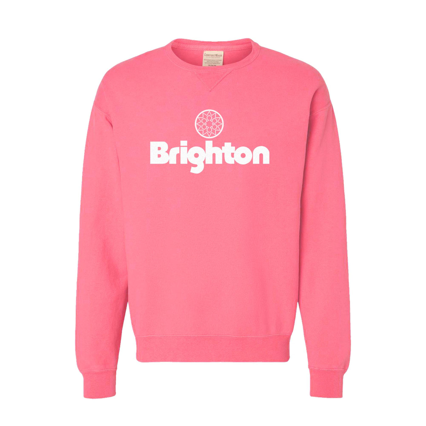 Brighton Comfort Wash Crew Sweatshirt 2024 CORAL CRAZE