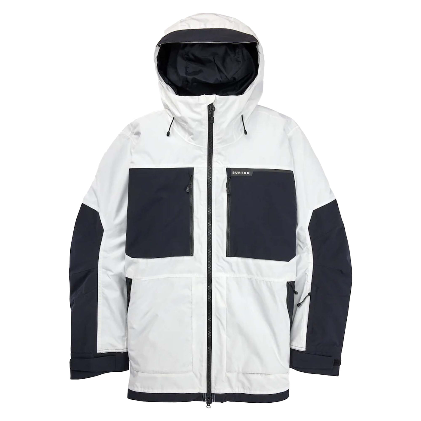 Burton Men's Frostner Jacket 2025 STOUT WHITE/TRUE BLACK